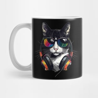 Cat DJ Vibes Mug